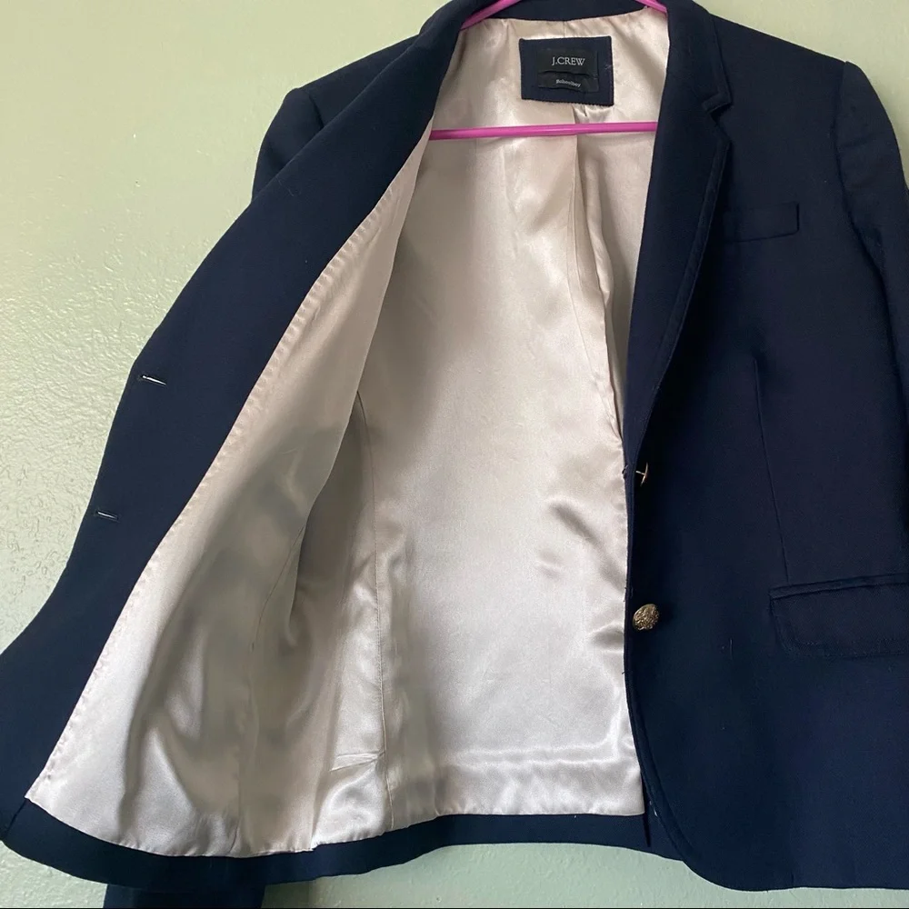 J. CREW Navy School Boy Blazer - Picture 6 of 9